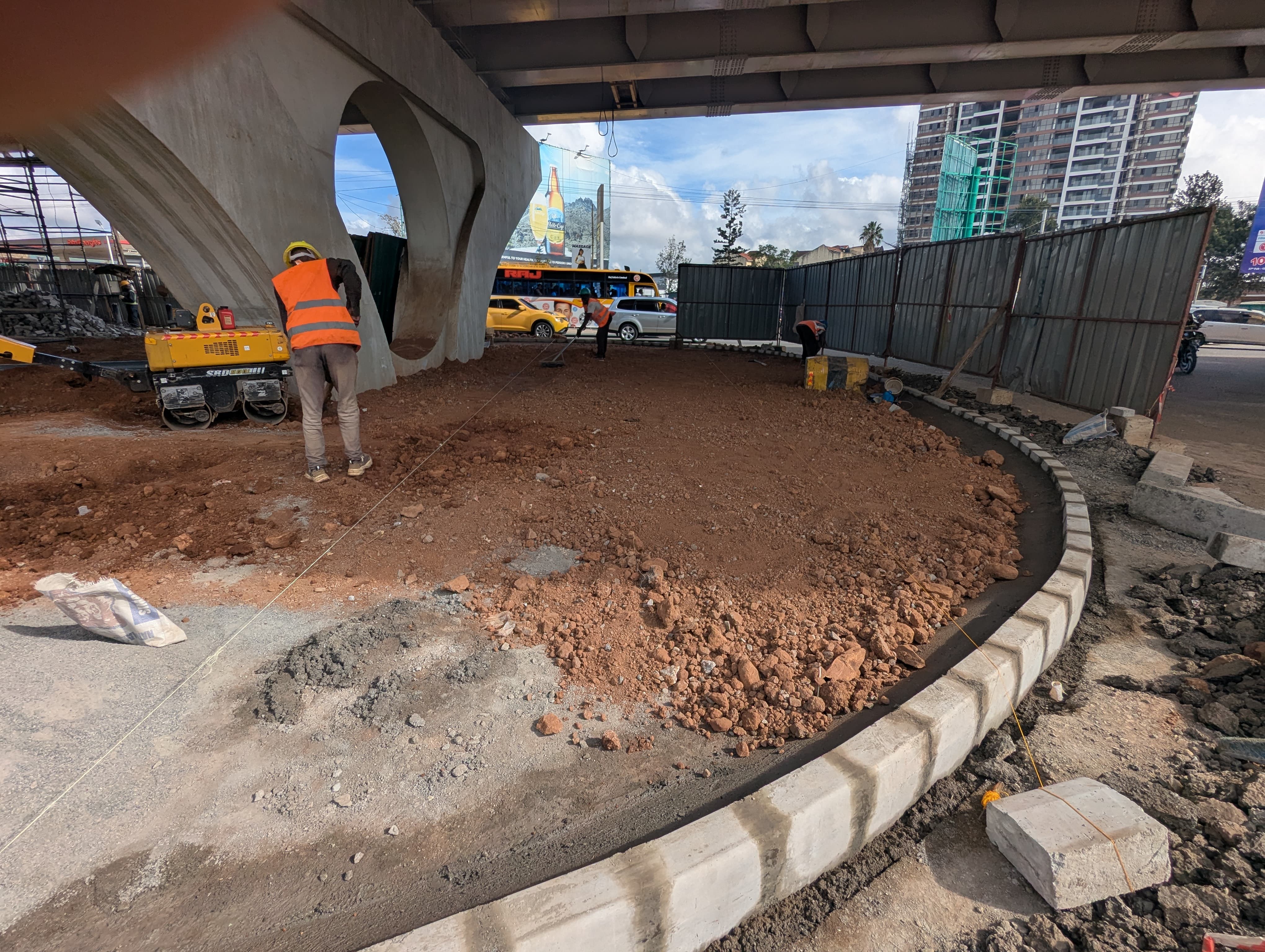 Ngong Road Overpass Kerbs